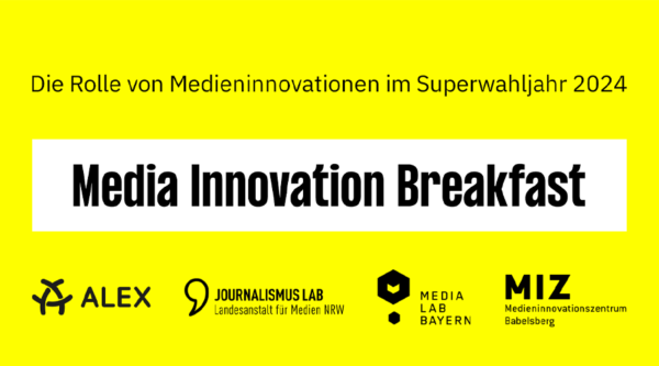 Eventkalender: Media Innovation Breakfast bei ALEX Berlin