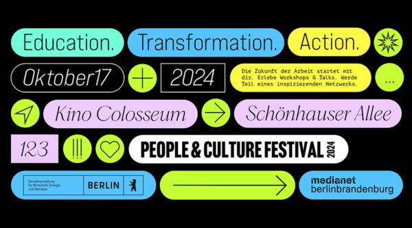 Presseeinladung zum PEOPLE & CULTURE FESTIVAL am 17. Oktober 2024