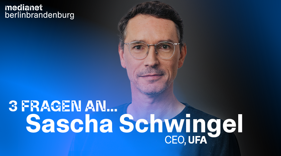 „Die Aktualität der Themen macht das PEOPLE & CULTURE FESTIVAL so wertvoll“ – 3 Fragen an Sascha Schwingel, CEO der UFA