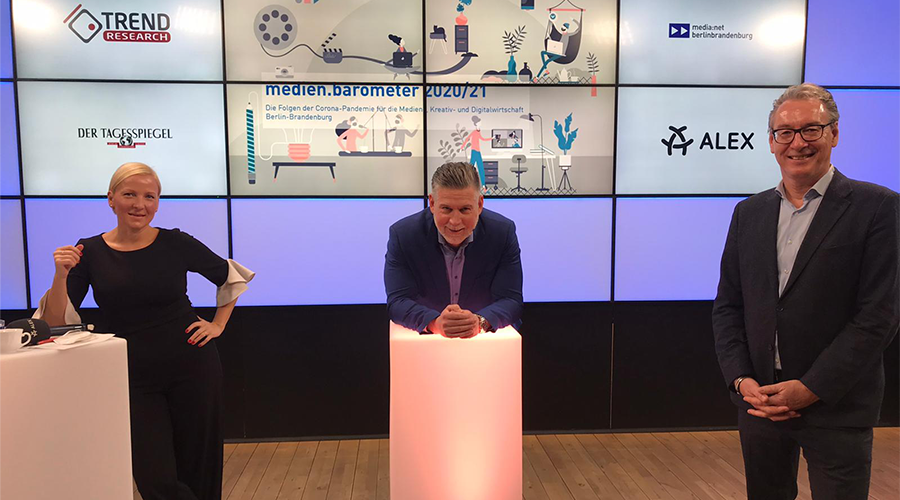 Präsentation des medien.barometers 2020/21