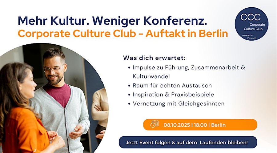 medianet-Koop: Corporate Culture Club – Kick-off