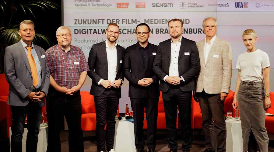 Podiumsdiskussion der Parteien zu Brandenburger Landtagswahlen