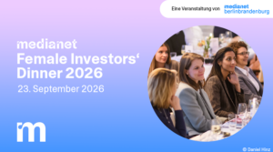 medianet Female Investors‘ Dinner 2026